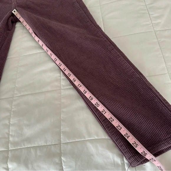 PacSun Corduroy Straight Leg Jeans in Plum - Picture 9 of 9